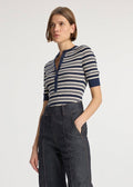 Fisher Top (Navy/White Stripe)
