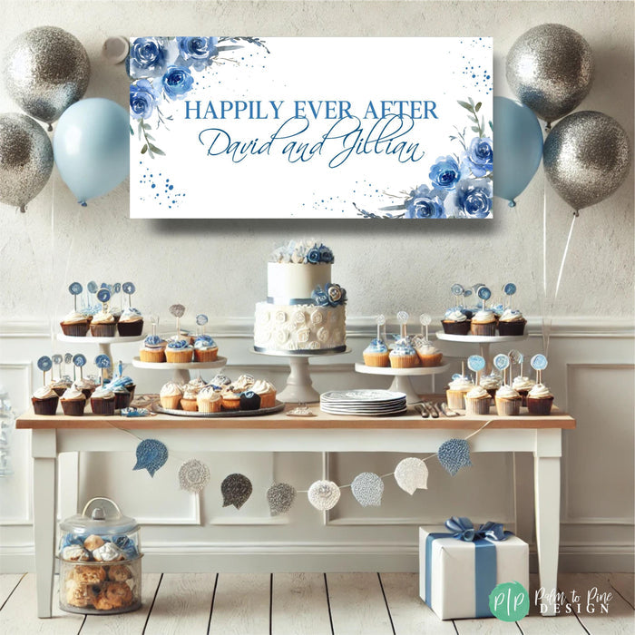 Floral Bridal Shower Banner