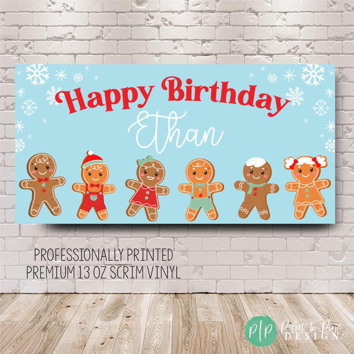 Gingerbread Man Banner