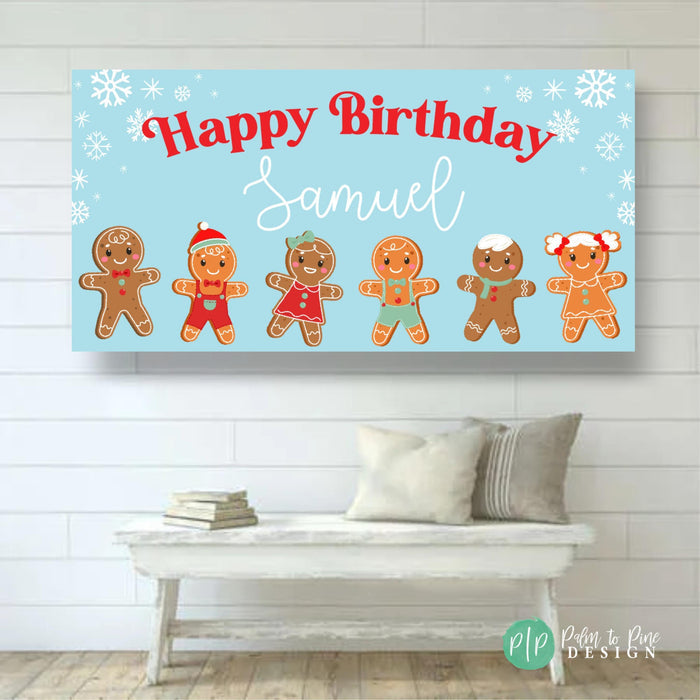 Gingerbread Man Banner