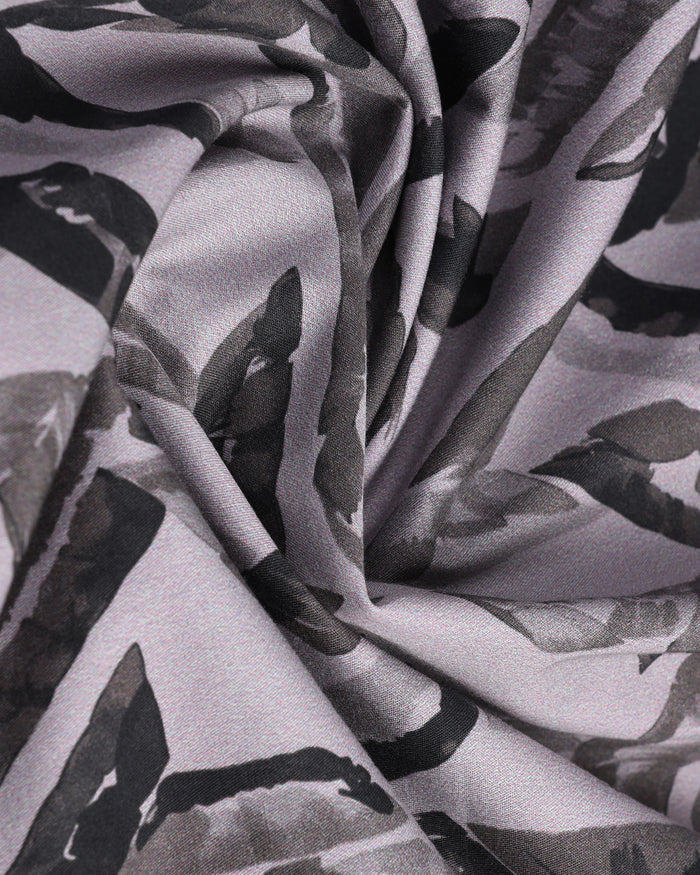 Grey Half Sleeve Printed Shirt - Volmer