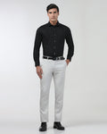 Grey Textured Trouser - Kylian