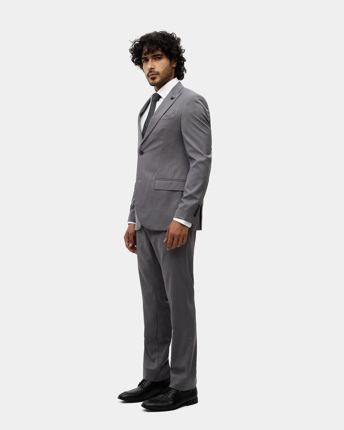 Grey Two Piece Stripe Suit - Chay