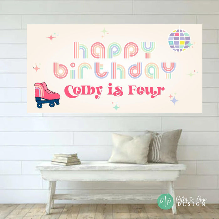 Groovy Roller Skate Party Decor