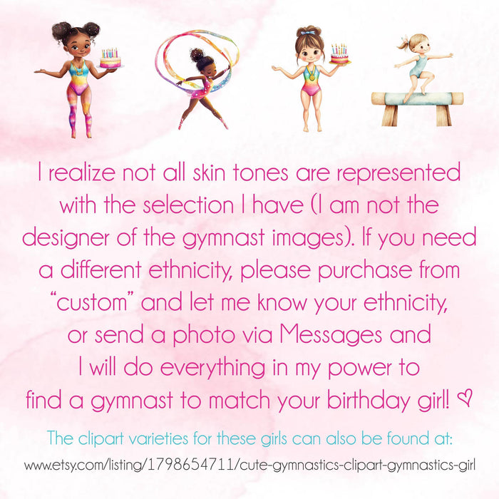 Gymnastics Birthday Banner