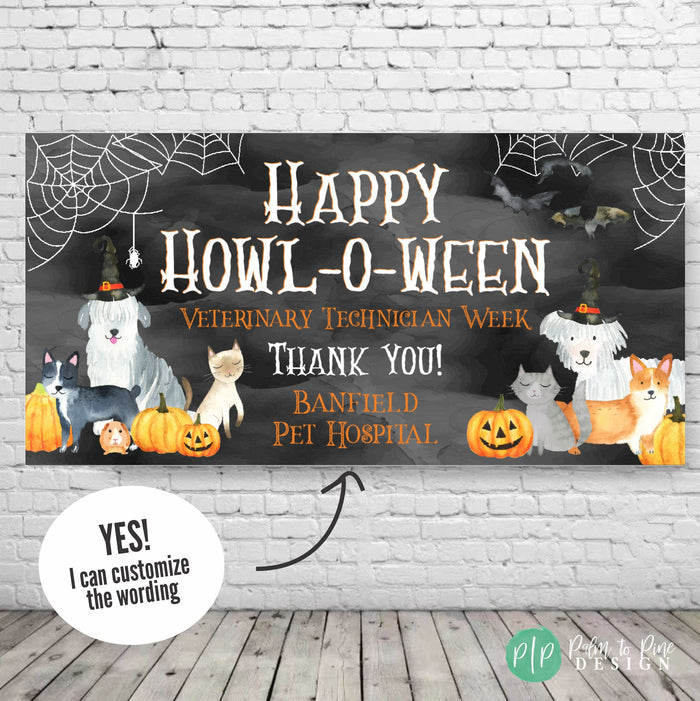 Halloween Veterinary Customer Service Week Banner