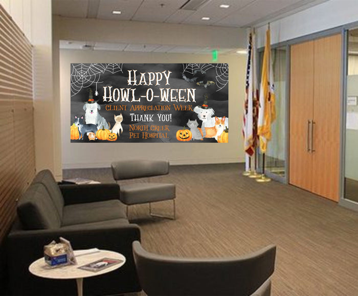 Halloween Veterinary Customer Service Week Banner