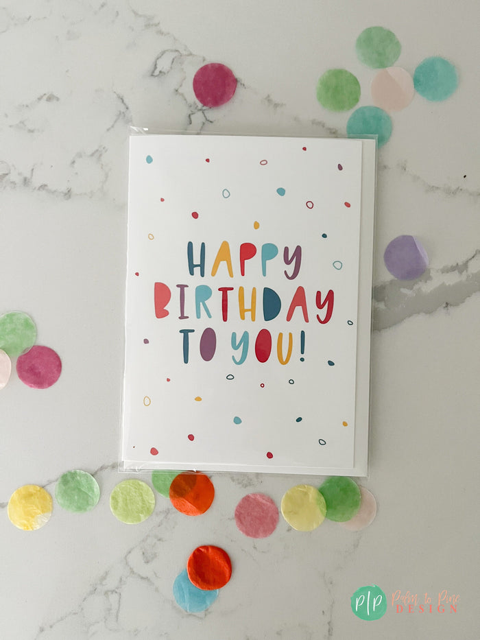 Happy Birthday Card