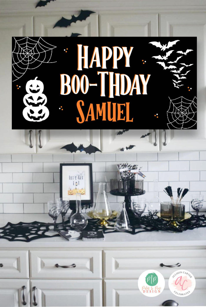 Halloween Birthday Banner