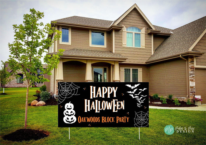 Halloween Birthday Banner