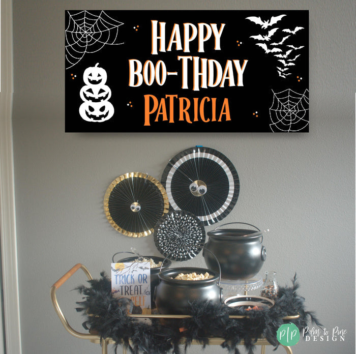 Halloween Birthday Banner