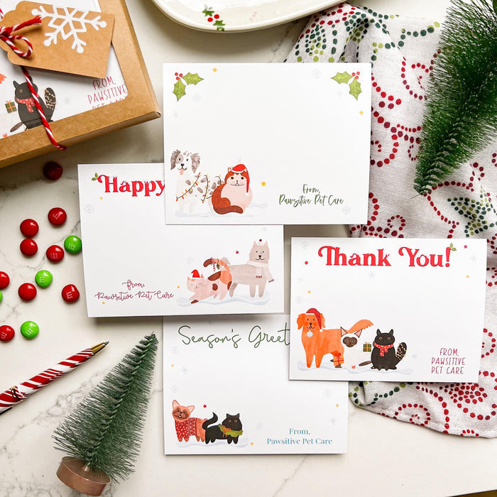 Christmas stationery for pet lovers