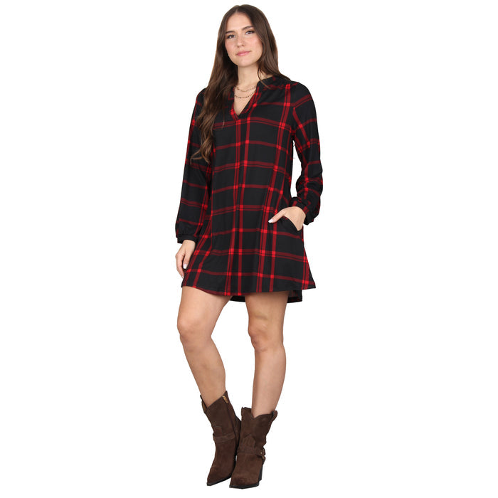 Red Black Plaid / S-M