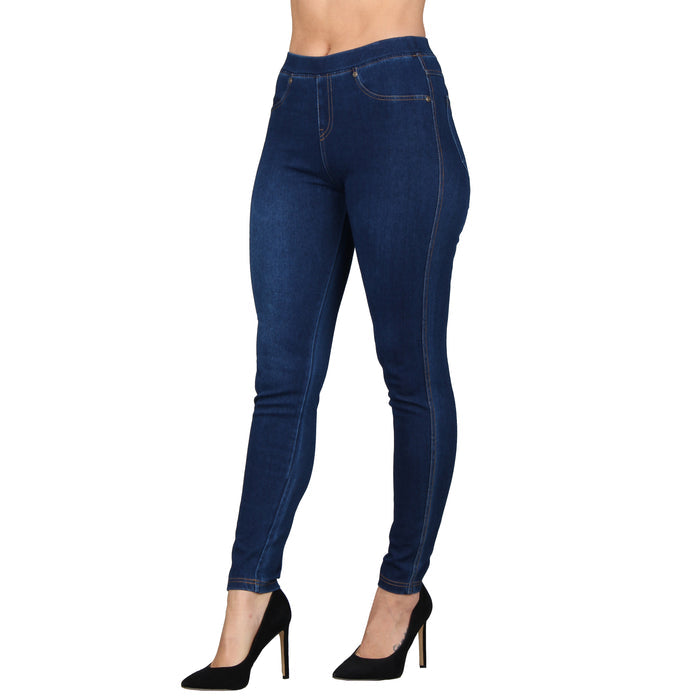 Dark Blue With Gold Stitching / S-M
