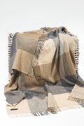 John Hanly Cashmere Merino Throw | Gray Cream
