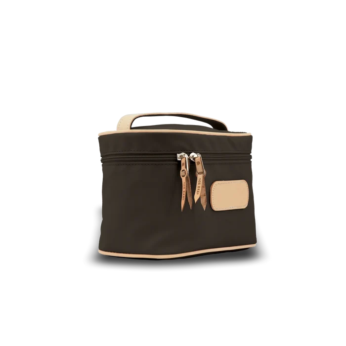 Jon Hart Makeup Case | Espresso Coated Canvas