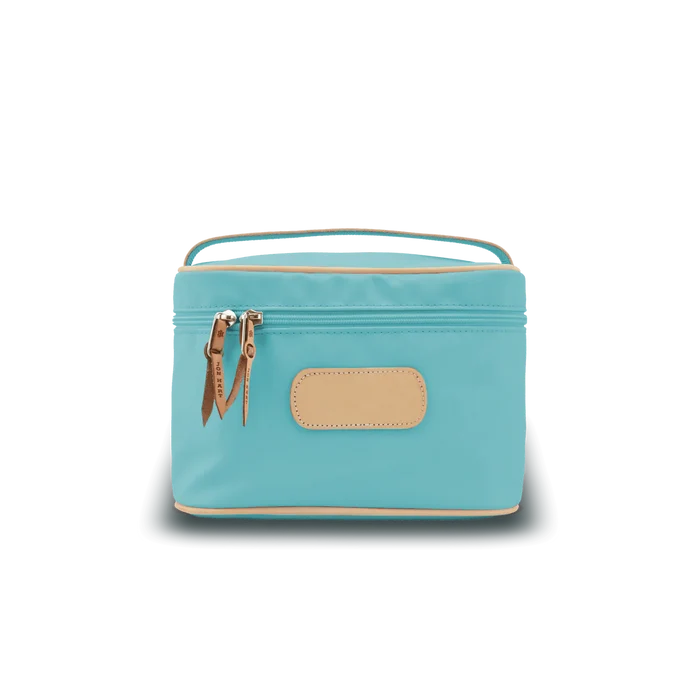 Jon Hart Makeup Case | Ocean Blue Coated Canvas