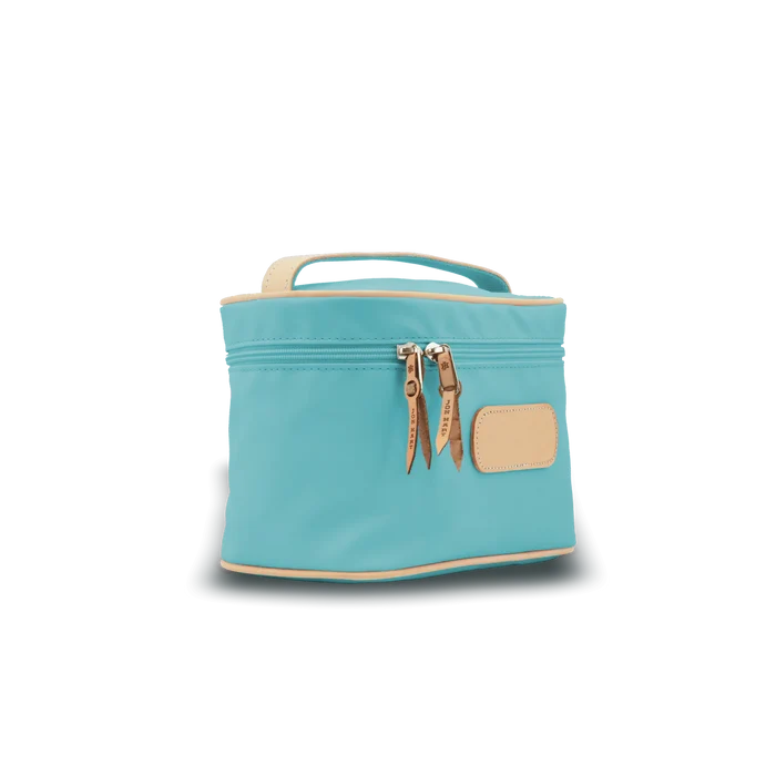 Jon Hart Makeup Case | Ocean Blue Coated Canvas