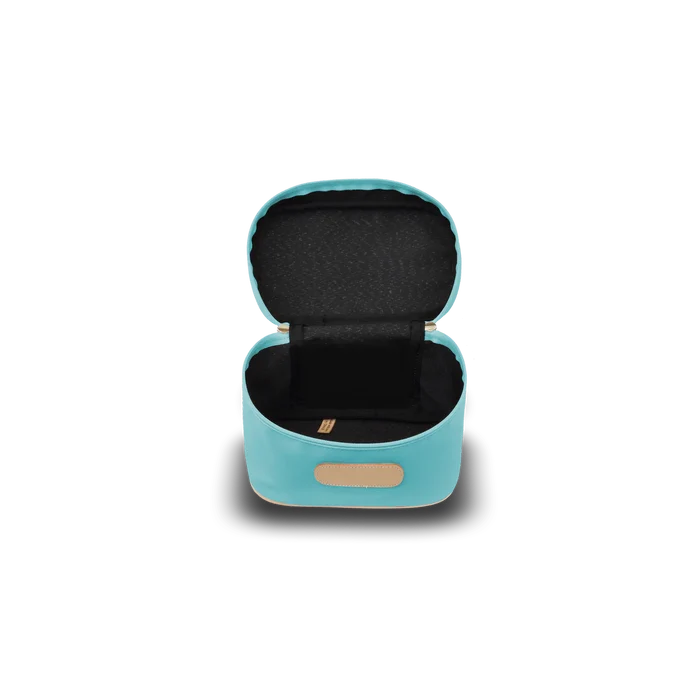 Jon Hart Makeup Case | Ocean Blue Coated Canvas