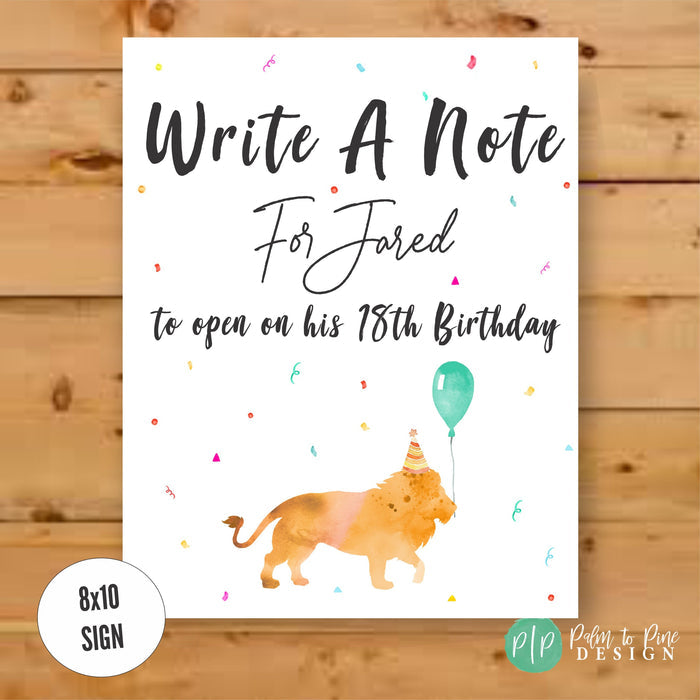 Jungle Birthday Wish Cards