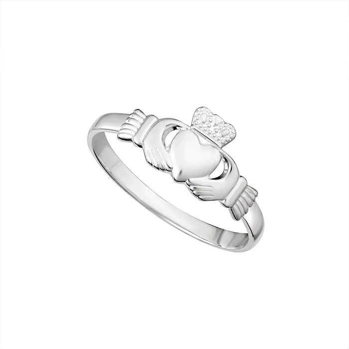Ladies Sterling Silver Claddagh Ring