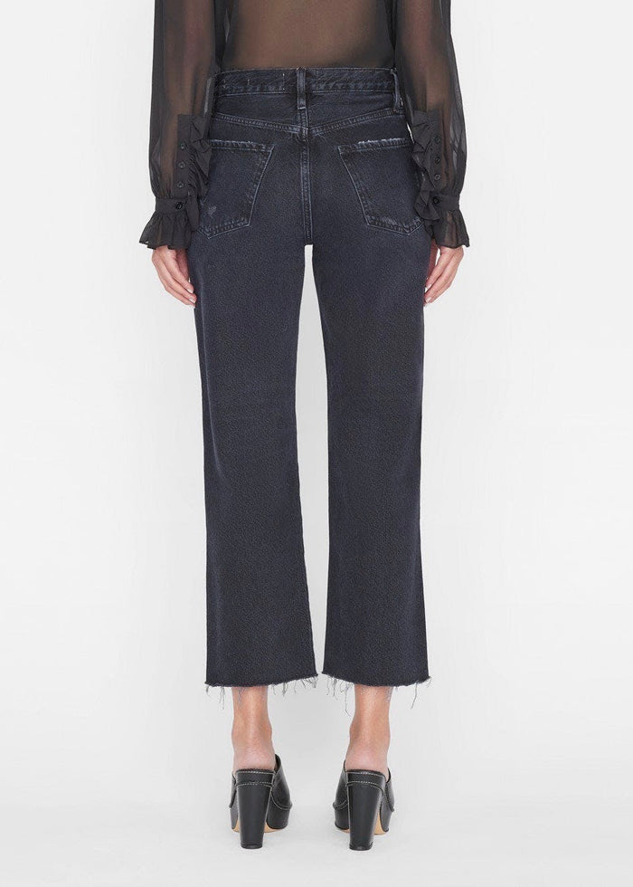 Le Jane Crop Raw Fray (Inkwell Rips)