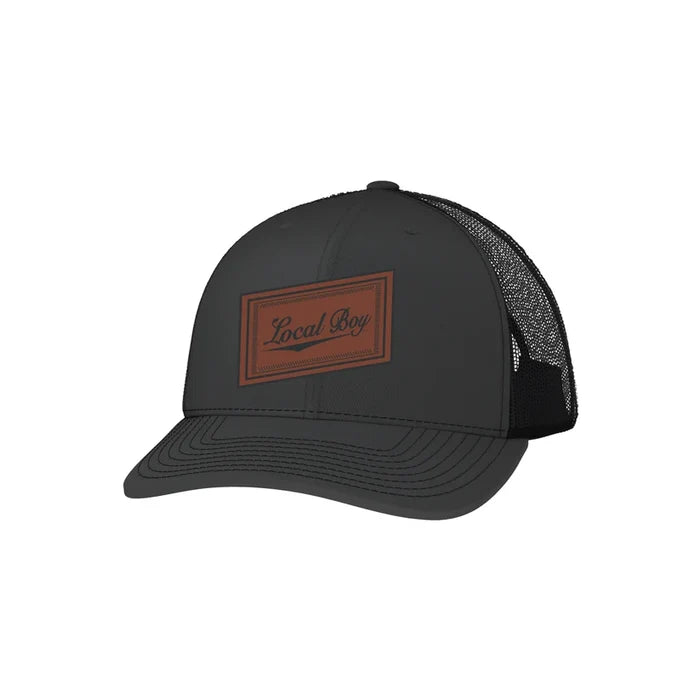 Leather Slant Trucker Hat