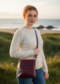 Lee River Leather Mary Bag | red
