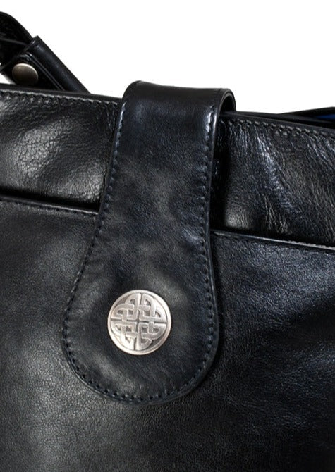 Lee River Leather Torc Bag | Black