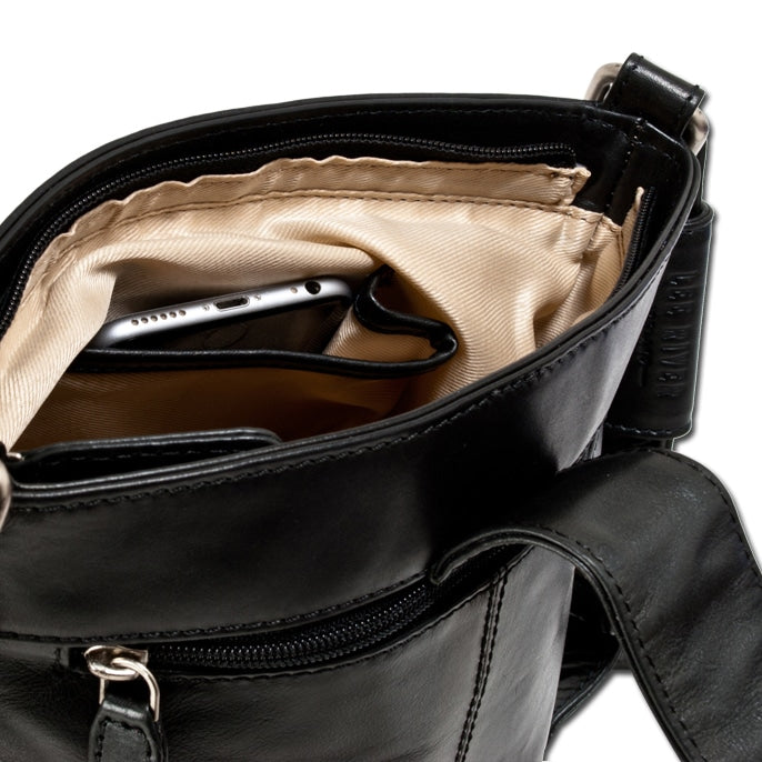 Lee River Leather Torc Bag | Black