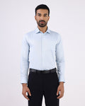 Light Blue Textured Shirt - Bridget