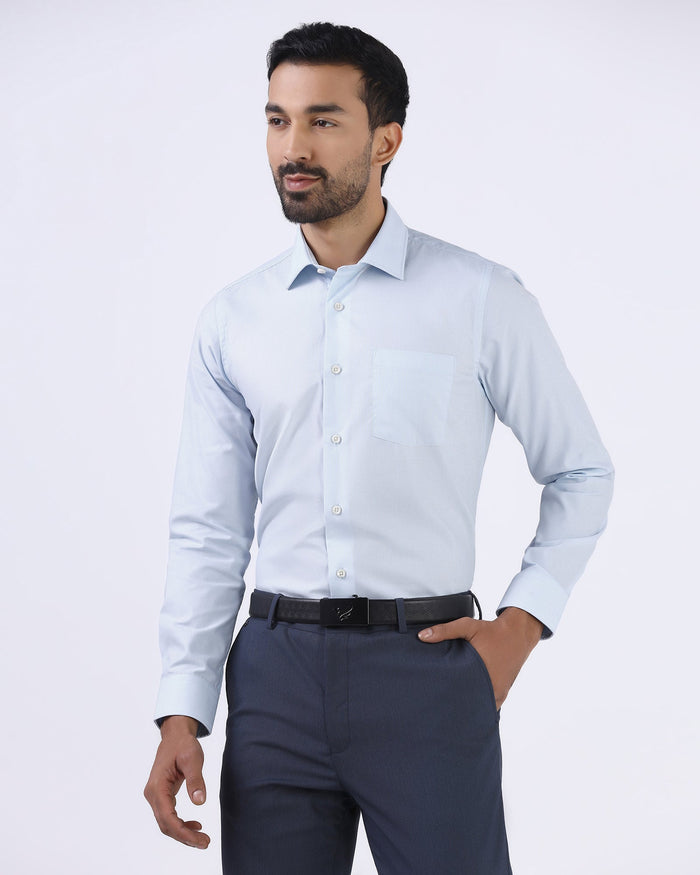 Light Blue Textured Shirt - Thorn