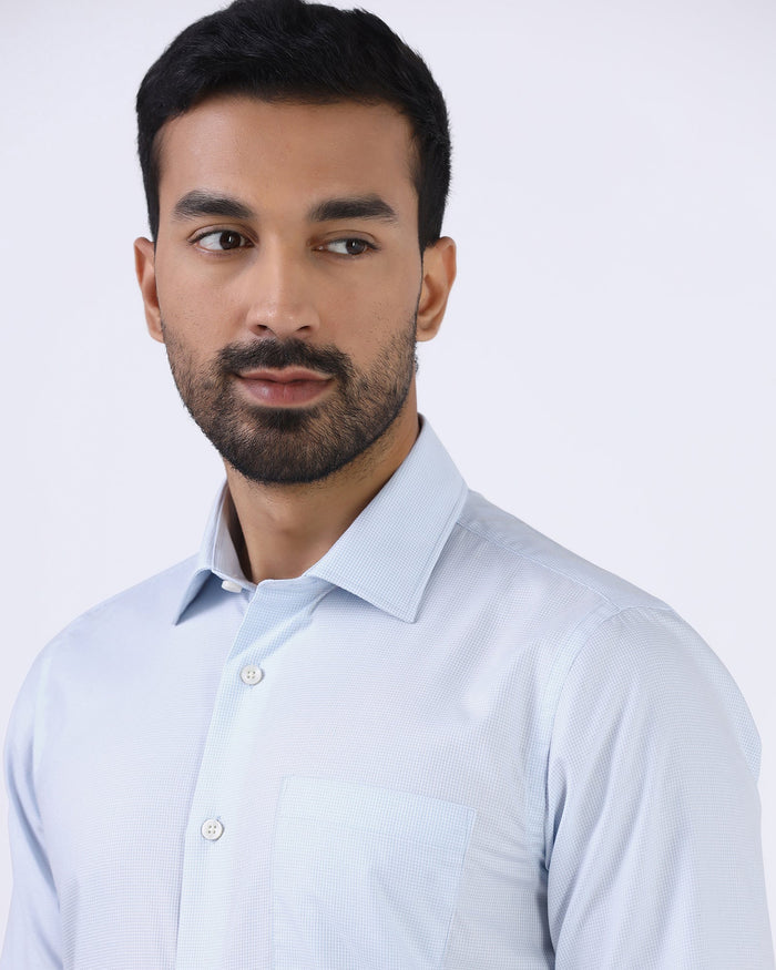 Light Blue Textured Shirt - Thorn