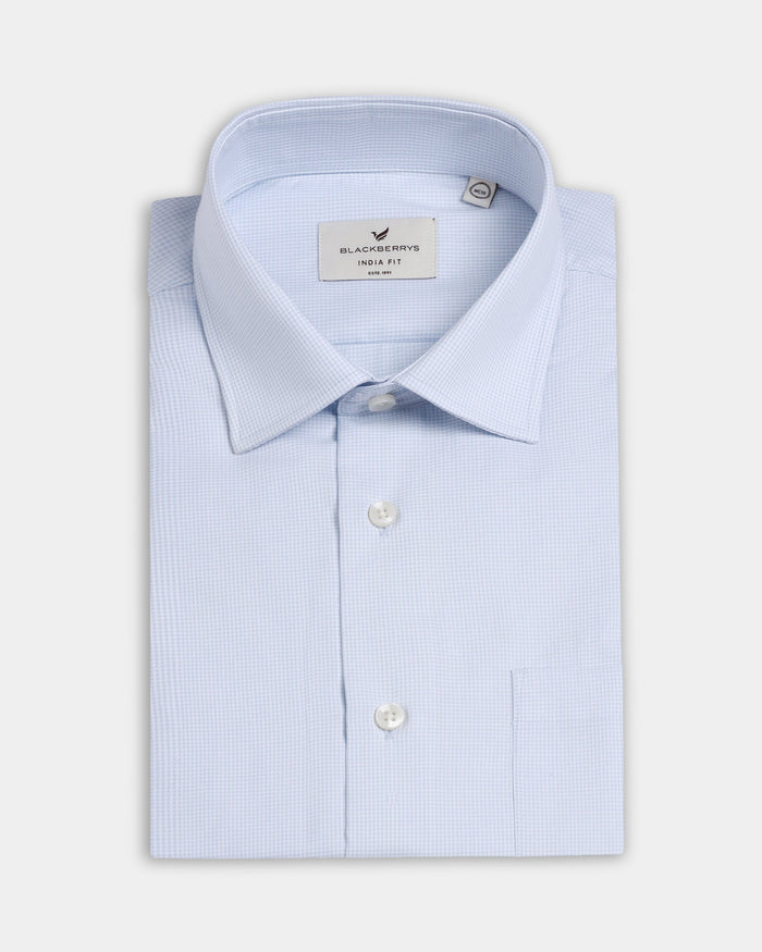 Light Blue Textured Shirt - Thorn