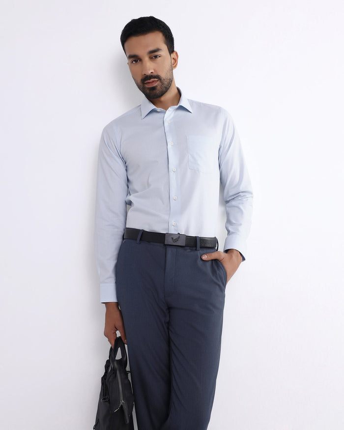Light Blue Textured Shirt - Thorn
