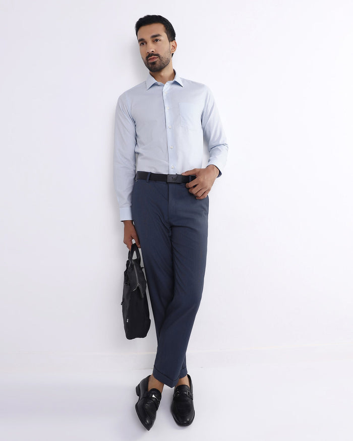 Light Blue Textured Shirt - Thorn