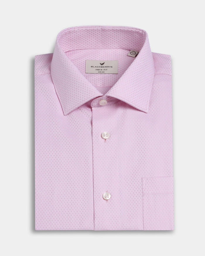 Light Pink Textured Shirt - Bernard