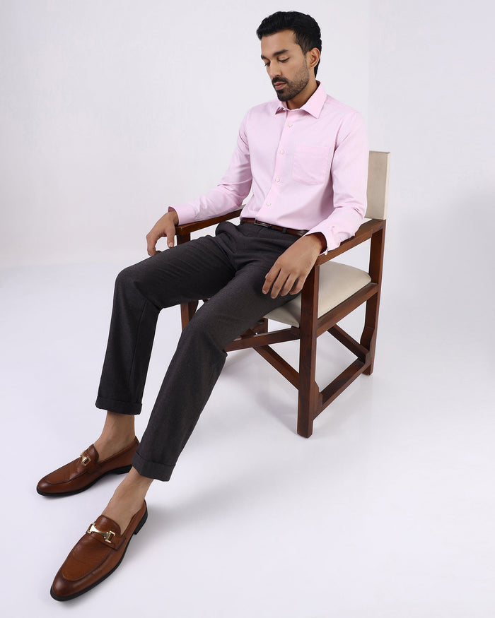 Light Pink Textured Shirt - Bernard