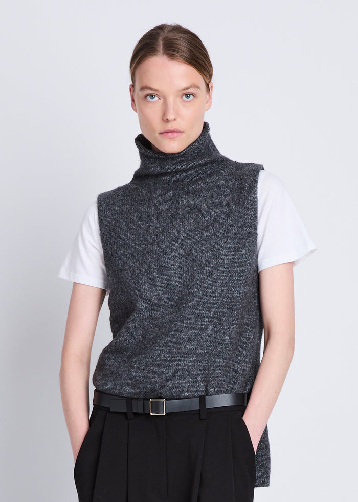 Lily Turtleneck (Grey Melange)