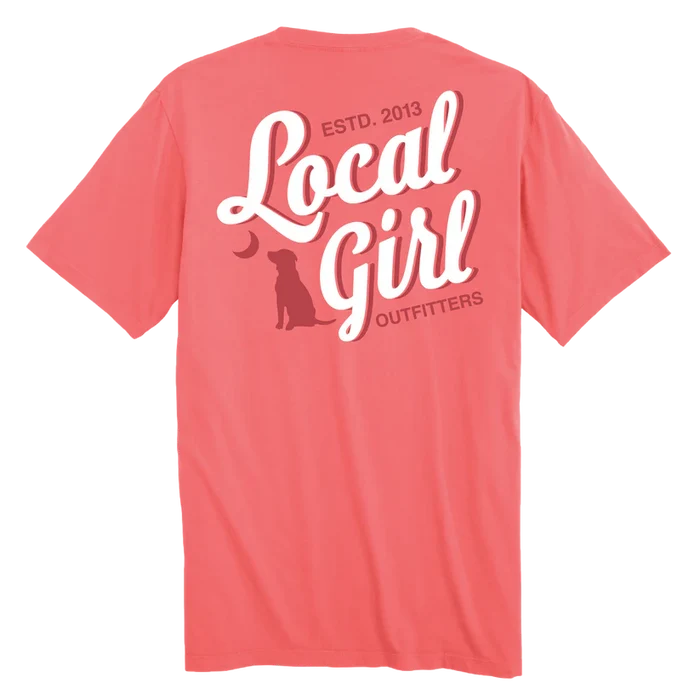 Local Girl Stacked Script T-Shirt