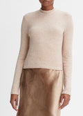Long Sleeve Cozy Mock Neck (Hazel Cream)