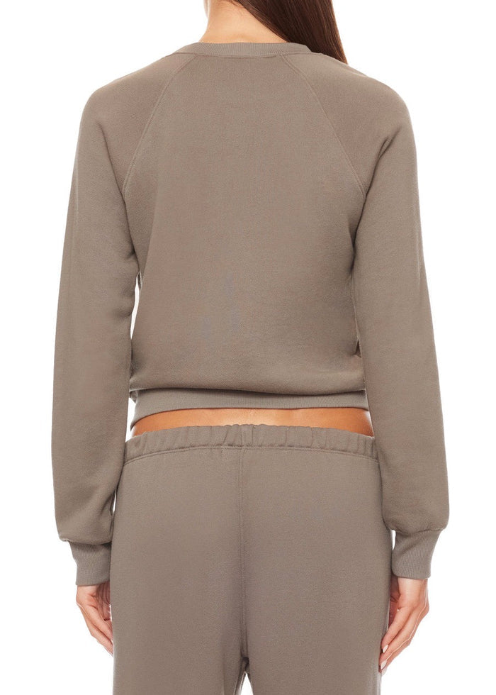 Long Sleeve Raglan Sweatshirt (Clay)