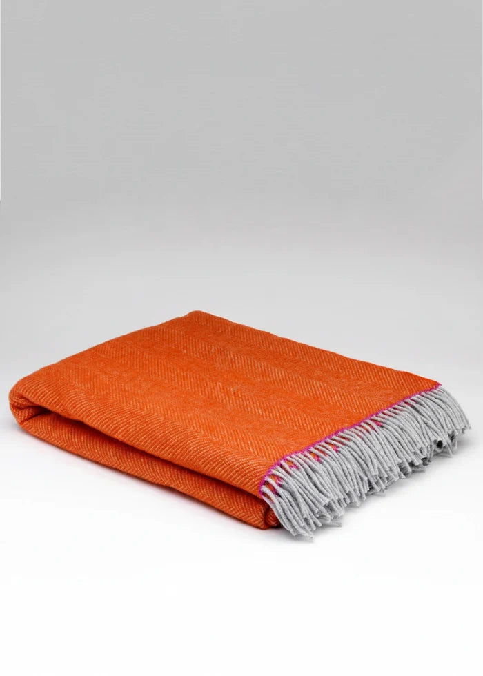 McNutt Maude Herringbone Blanket Throw