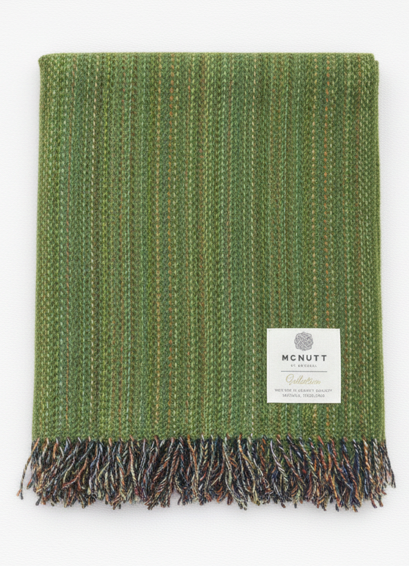McNutt Lambswool Supersoft Blanket | Spotted Pink