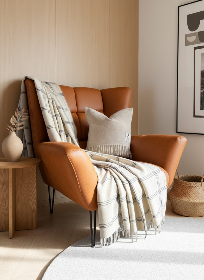 McNutt Alpaca Throw | Pearl Window