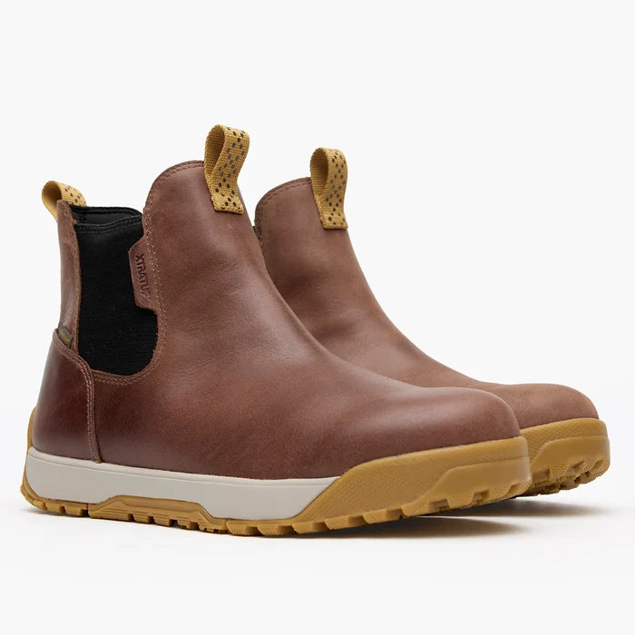 Men's Leather Ankle Deck Boot