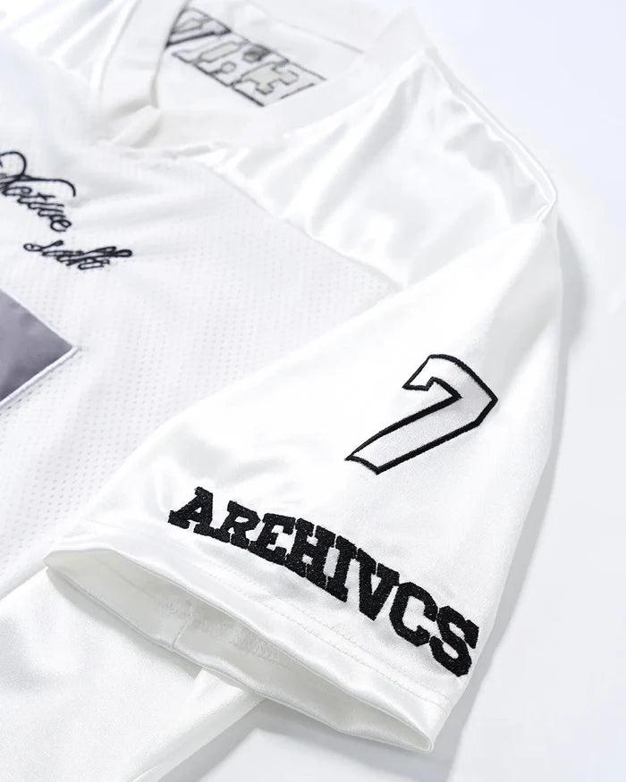 Mesh Patchwork Number Jersey | Inflation Streetwear