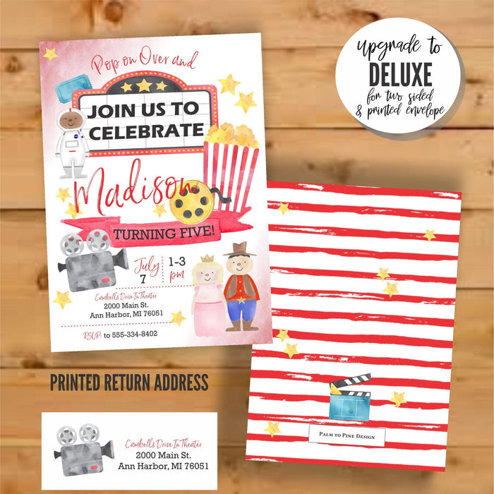 Movie Night Birthday Banner
