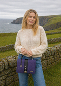 Mucros Fiona Bag | Purple Herringbone