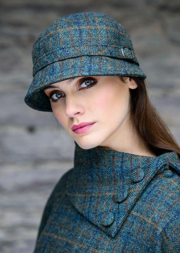 Mucros Teal Flapper Hat